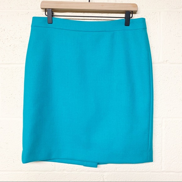J. Crew Dresses & Skirts - NWT J Crew black label teal no. 2 pencil skirt 10